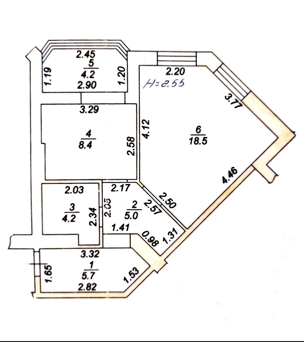 1-кімнатна квартира за адресою вул. Боголюбова (площа 46 м²) - Atlanta.ua - фото 22