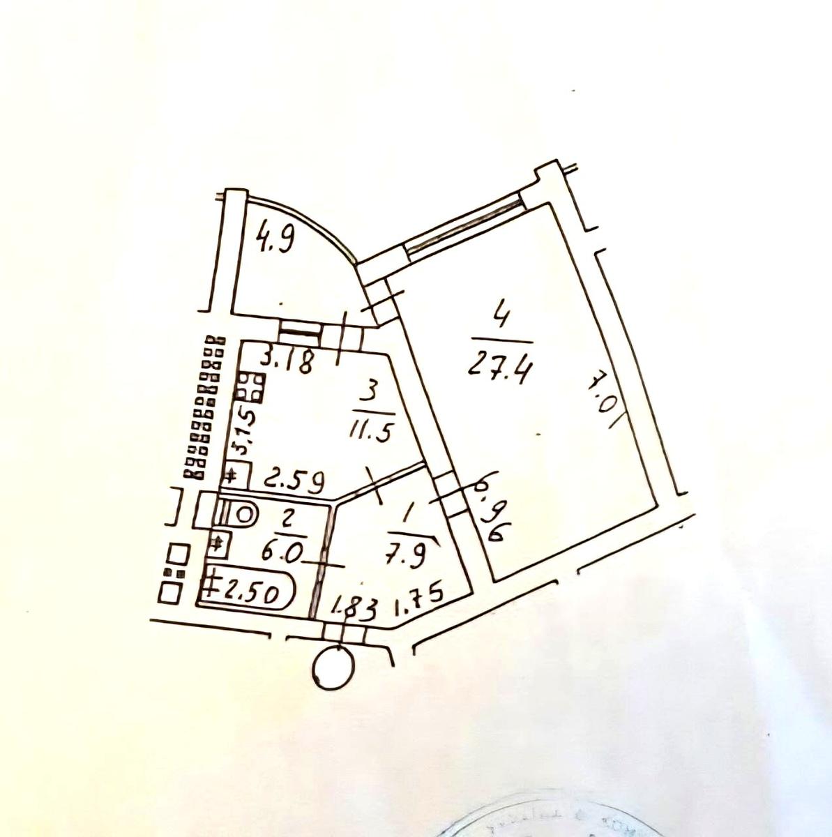 1-комнатная квартира по адресу ул. Ивасюка Владимира пр-т (площадь 58 м²) - Atlanta.ua - фото 28