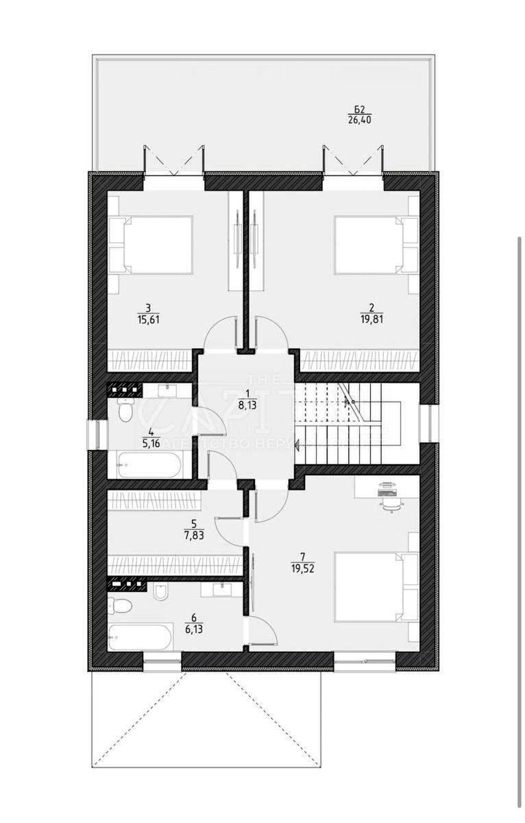 Будинок за адресою вул. Сергія Колоса (площа 220 м²) - Atlanta.ua - фото 18