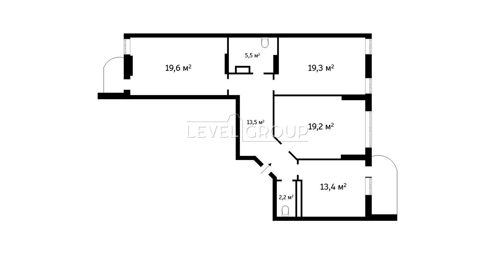 3-кімнатна квартира за адресою просп. Лобановського (площа 95 м²) - Atlanta.ua - фото 16