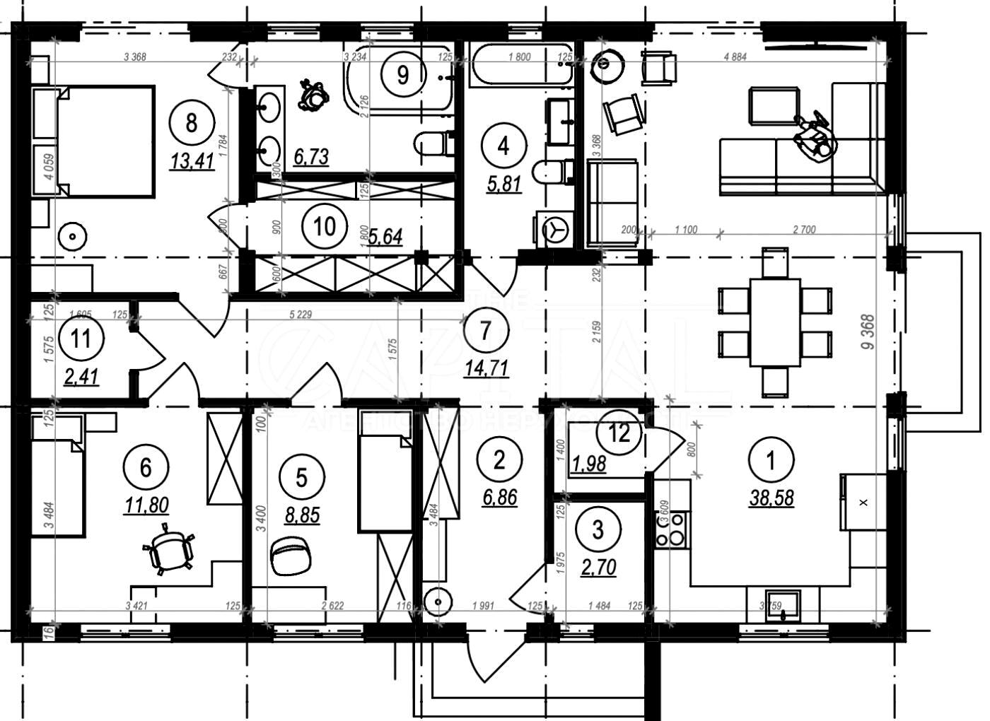 House by the address (area 130 m²) - Atlanta.ua - photo 34