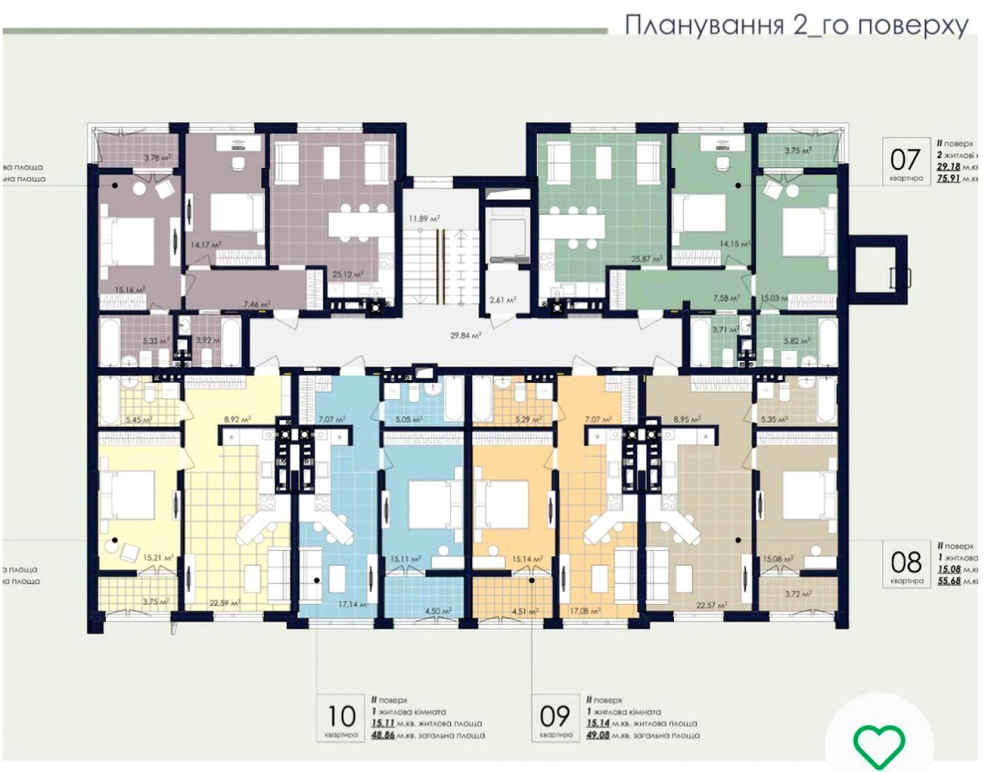 2-комнатная квартира по адресу ул. Ривна (площадь 74,9 м²) - Atlanta.ua - фото 10