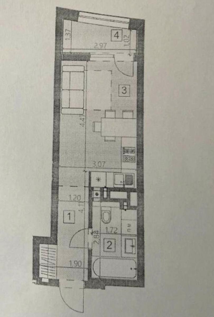 1-комнатная квартира по адресу Боткина С. Ул. (площадь 31 м²) - Atlanta.ua - фото 10