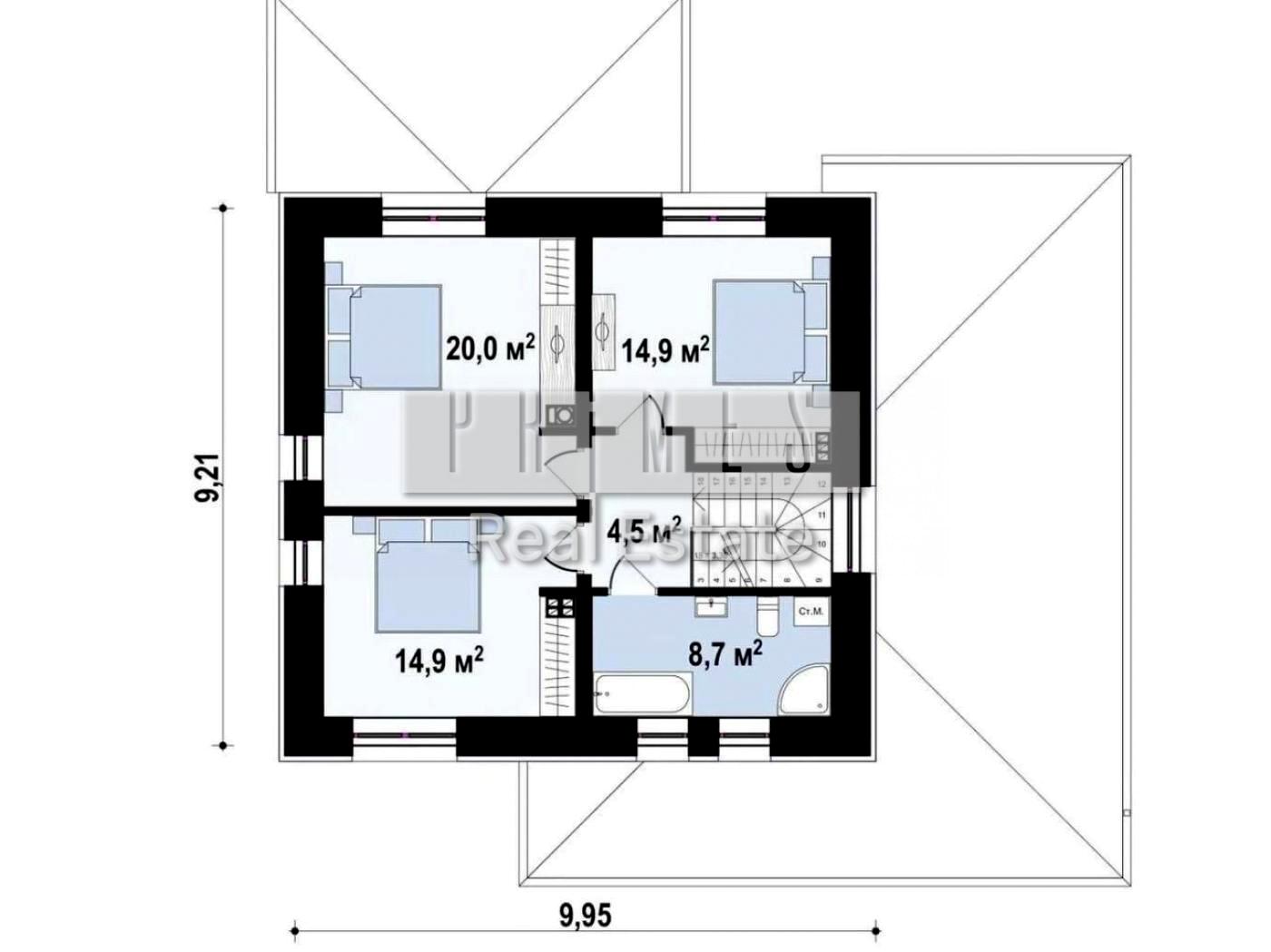 Дом по адресу Богдана Хмельницкого бул. (площадь 160 м²) - Atlanta.ua - фото 7