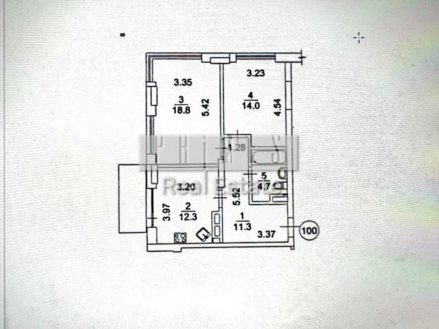 2-кімнатна квартира за адресою вул. Предславинська (площа 62,5 м²) - Atlanta.ua - фото 31