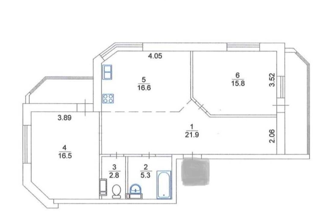 3-rooms apartment apartment by the address st. Ul Zlatoustovskaya (area 88 m²) - Atlanta.ua - photo 23