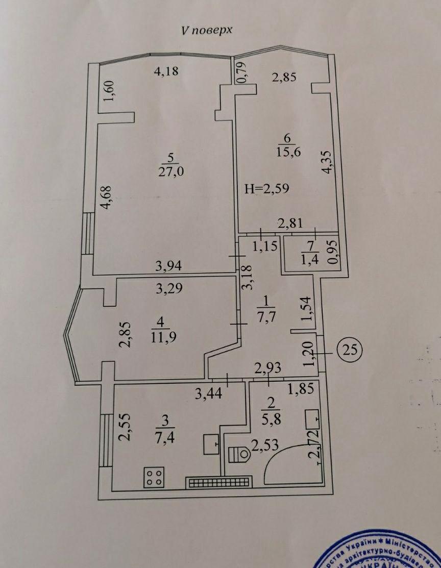 3-комнатная квартира по адресу Добровольского пр. (площадь 77 м²) - imageAlt 6 3-комнатная квартира по адресу Добровольского пр. (площадь 77 м²) - Atlanta.ua - imageAlt 6