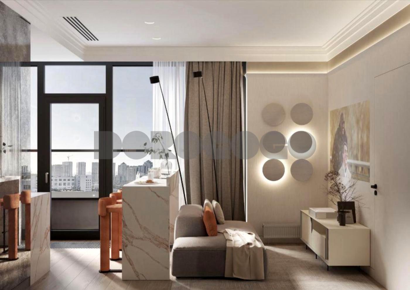 1-комнатная квартира по адресу (площадь 40 м²) - Atlanta.ua - фото 2