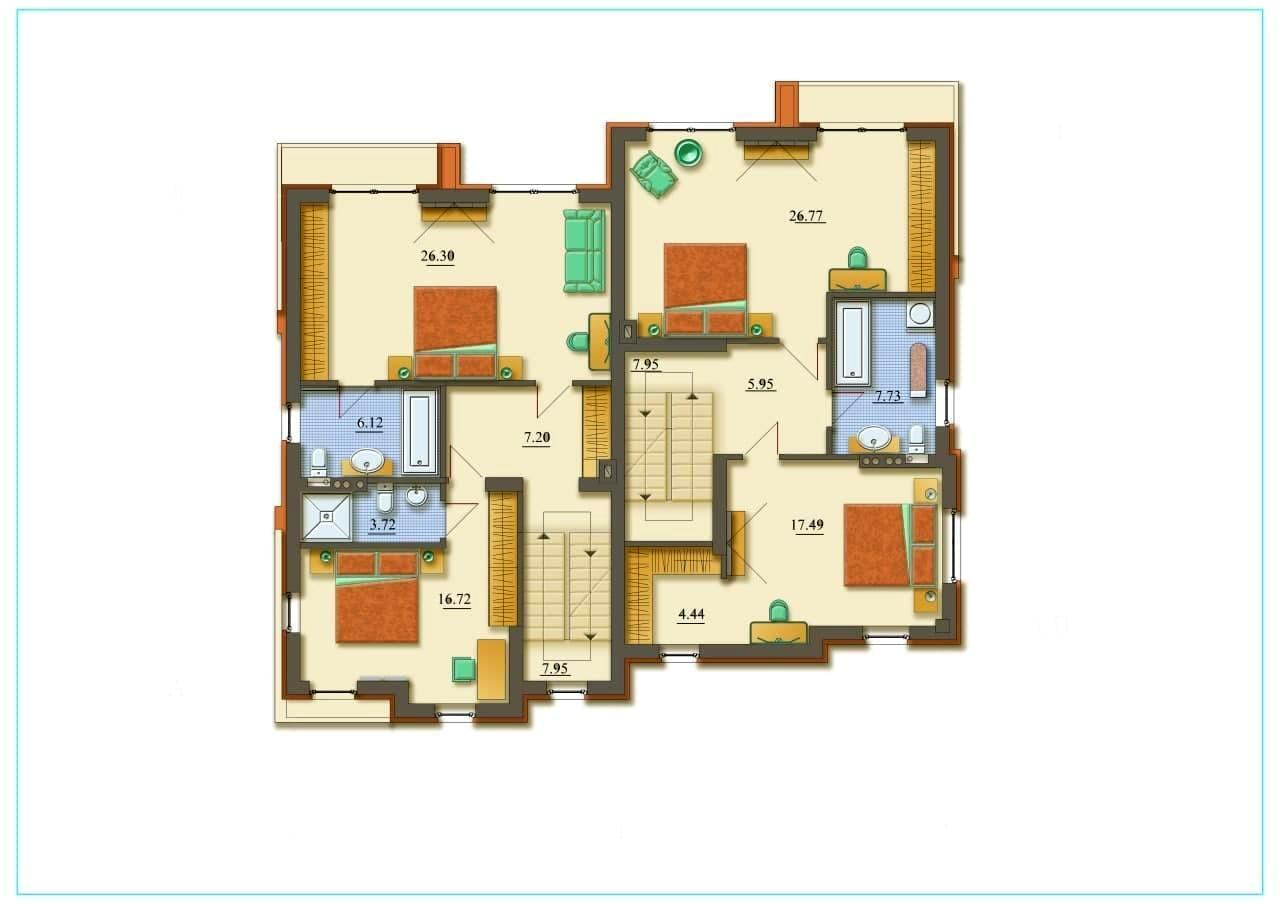 Дом по адресу ул. Радистов (площадь 200 м²) - Atlanta.ua - фото 9