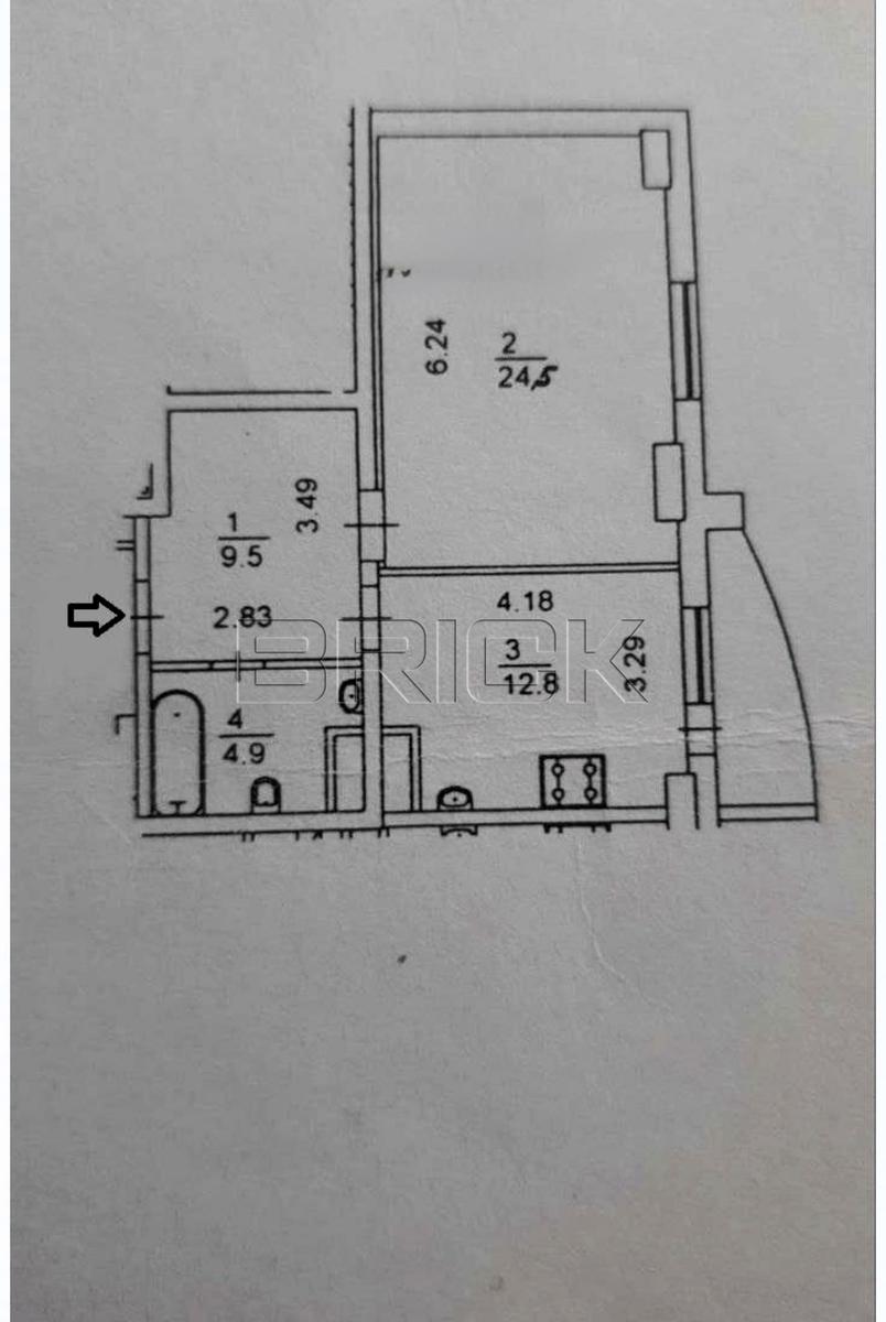 1-кімнатна квартира за адресою вул. Покотило (площа 54 м²) - Atlanta.ua - фото 13