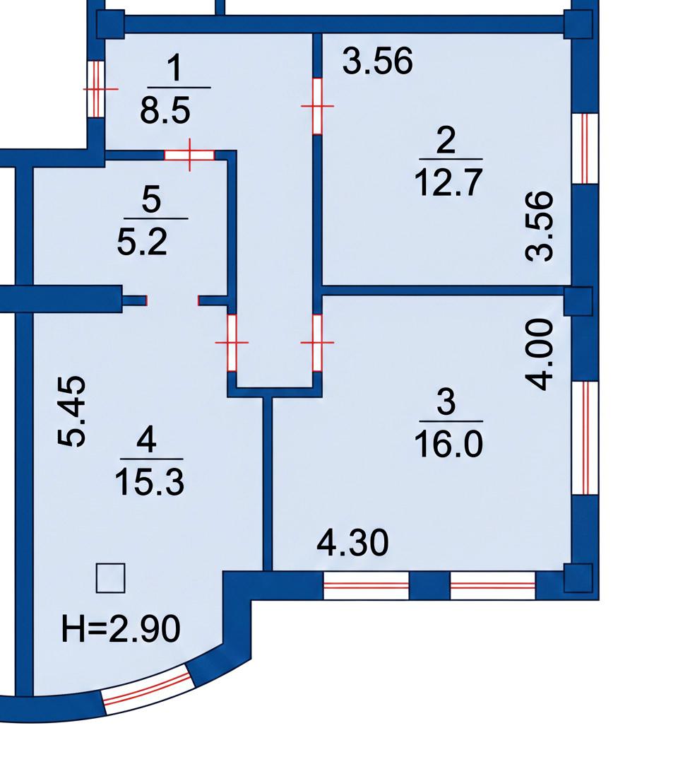 2-кімнатна квартира за адресою вул. Дмитра Луценка (площа 57,7 м²) - Atlanta.ua - фото 15