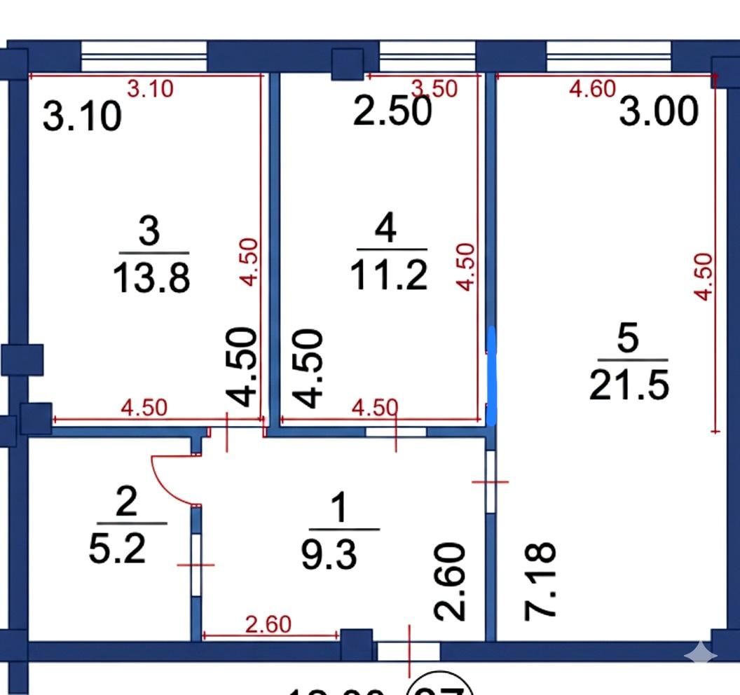 2-кімнатна квартира за адресою вул. Дмитра Луценка (площа 60,6 м²) - Atlanta.ua - фото 8