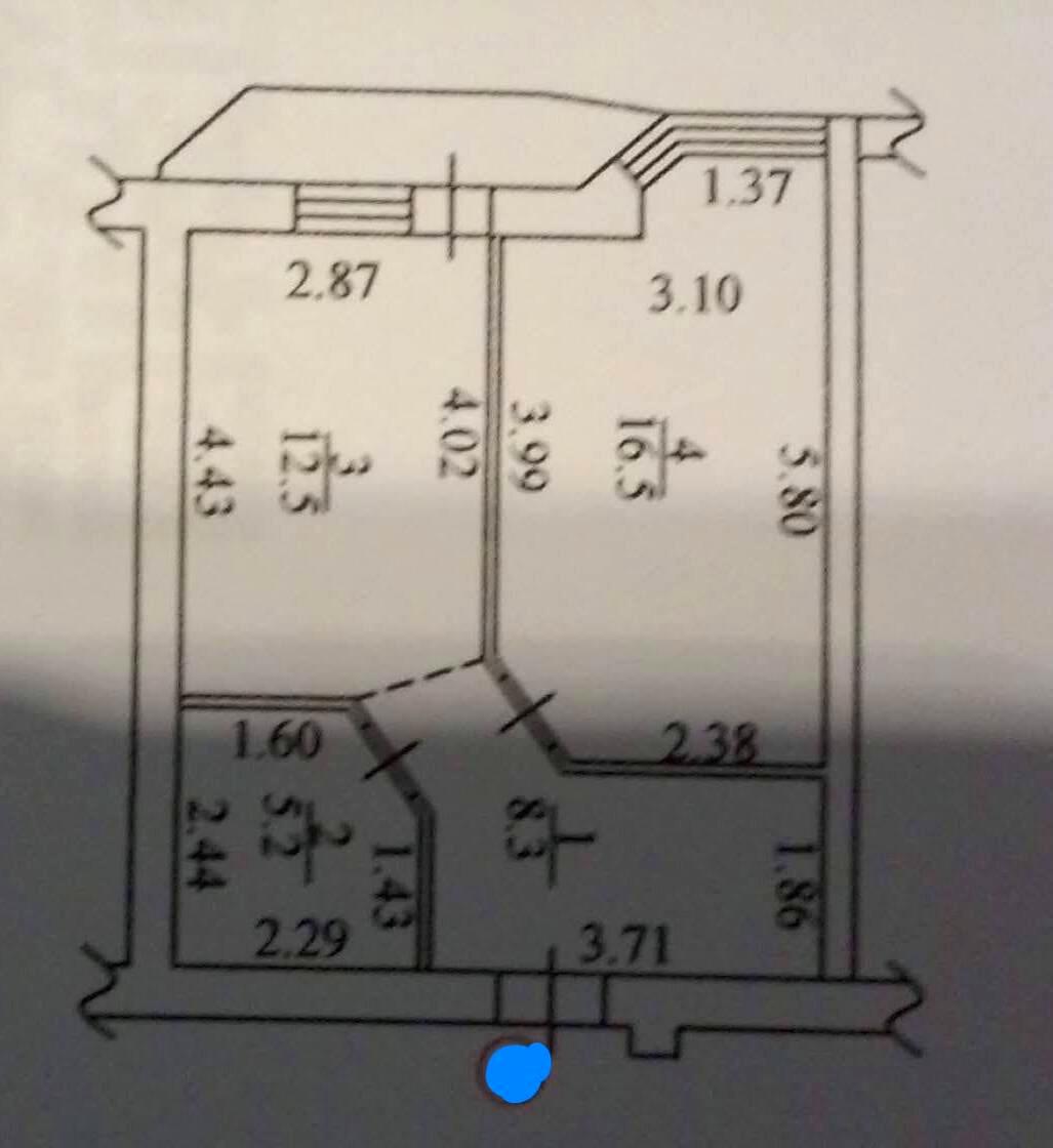 1-комнатная квартира по адресу ул. Зеленая (площадь 44 м²) - Atlanta.ua - фото 19