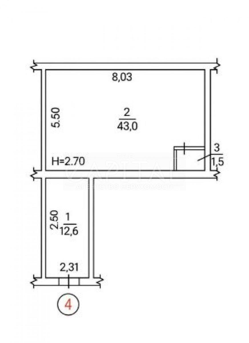 Комерційна нерухомість за адресою вул. Антонова (площа 56 м²) - Atlanta.ua - фото 3