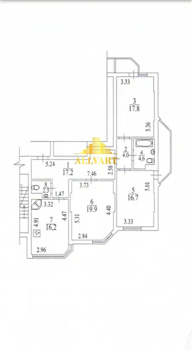 3-rooms apartment apartment by the address st. Vasiliya Simonenko (area 101 m²) - Atlanta.ua - photo 16