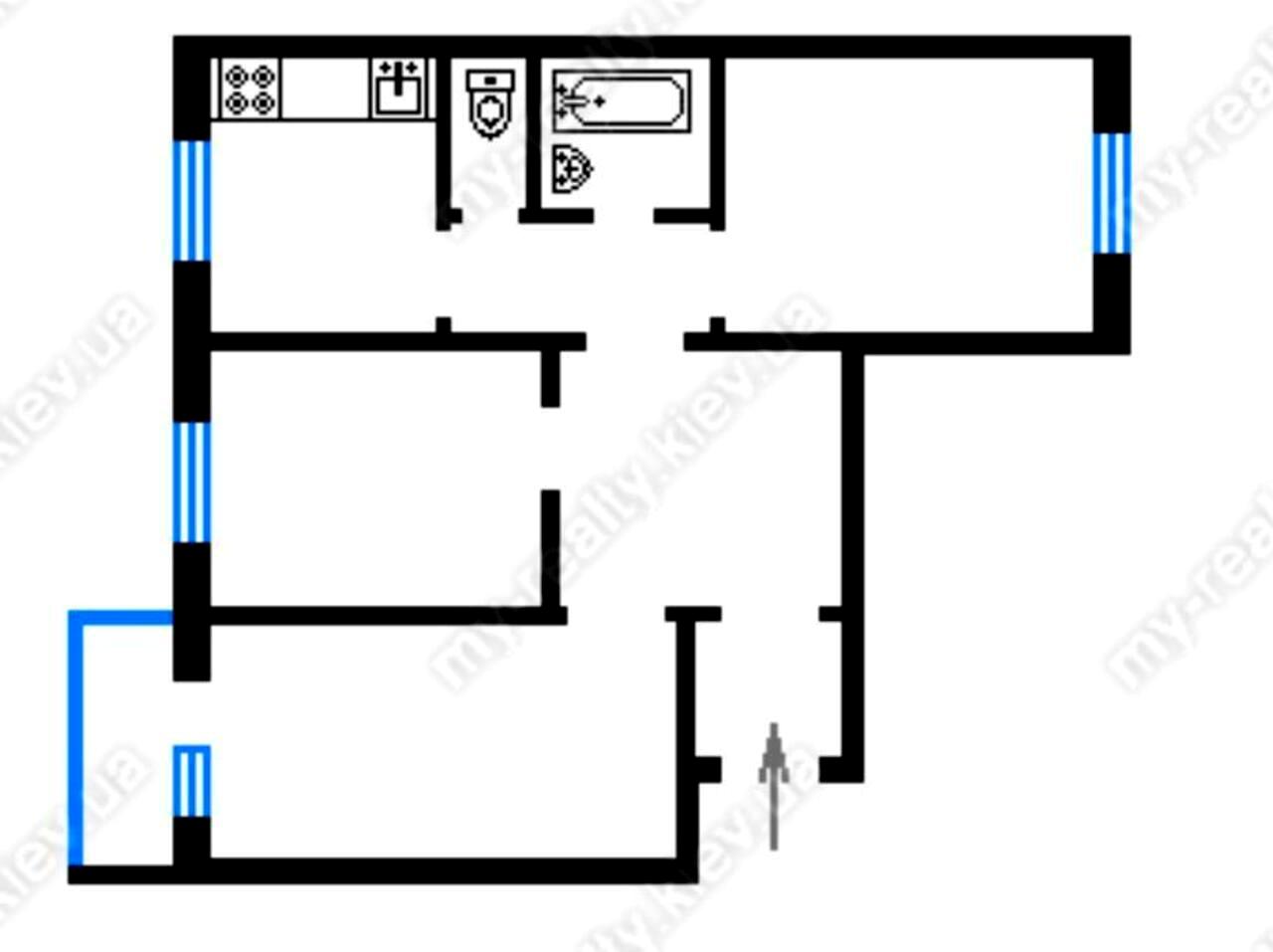 3-кімнатна квартира за адресою Григоренко пр. (площа 74 м²) - фото 12 3-кімнатна квартира за адресою Григоренко пр. (площа 74 м²) - Atlanta.ua - фото 12