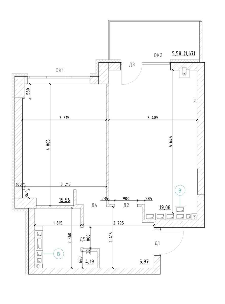 1-room apartment apartment by the address st. Fontanskaya dor Perekopskoy Divizii (area 47,6 m²) - Atlanta.ua - photo 9