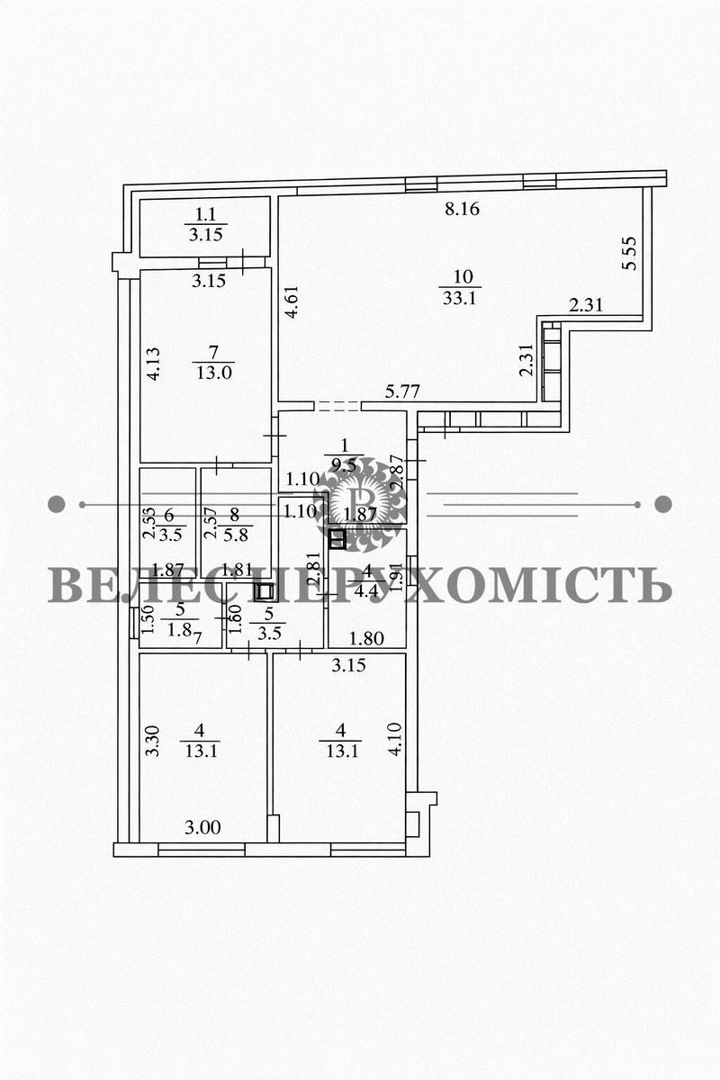 3-комнатная квартира по адресу ул. Щербаковского (площадь 101 м²) - imageAlt 22 3-комнатная квартира по адресу ул. Щербаковского (площадь 101 м²) - Atlanta.ua - imageAlt 22