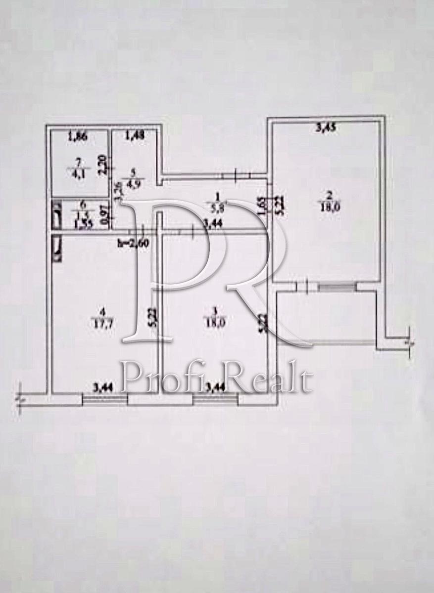 2-комнатная квартира по адресу ул. Коноплянская (площадь 73 м²) - Atlanta.ua - фото 11