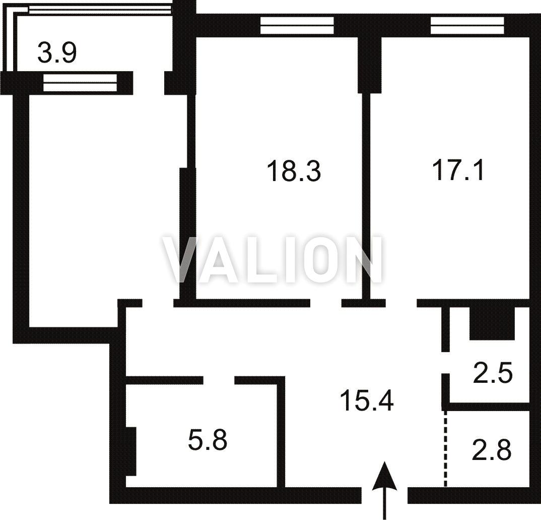 2-комнатная квартира по адресу Бажана пр. (площадь 79,9 м²) - Atlanta.ua - фото 22