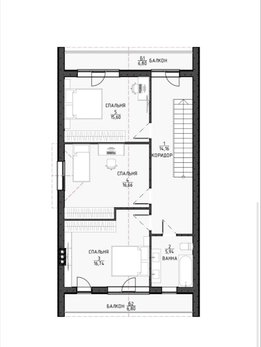 House by the address st. Sergeya Kolosa (area 186 m²) - Atlanta.ua - photo 12