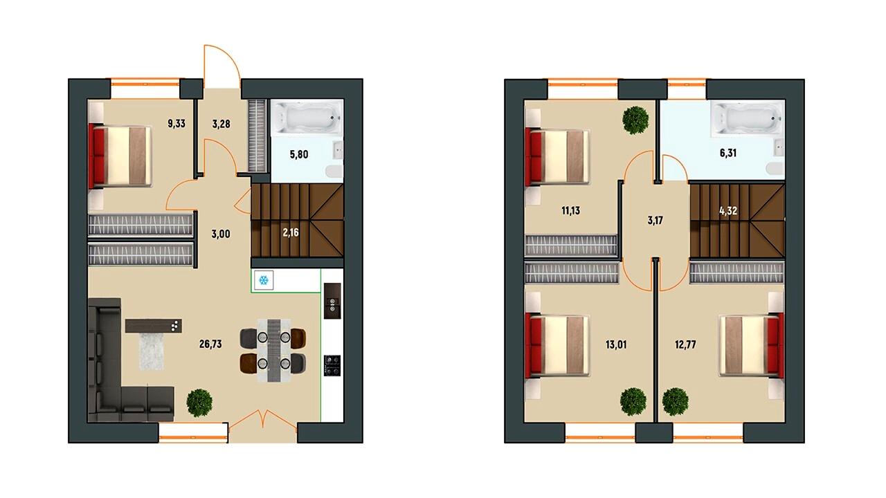 Дом по адресу (площадь 100 м²) - Atlanta.ua - фото 18