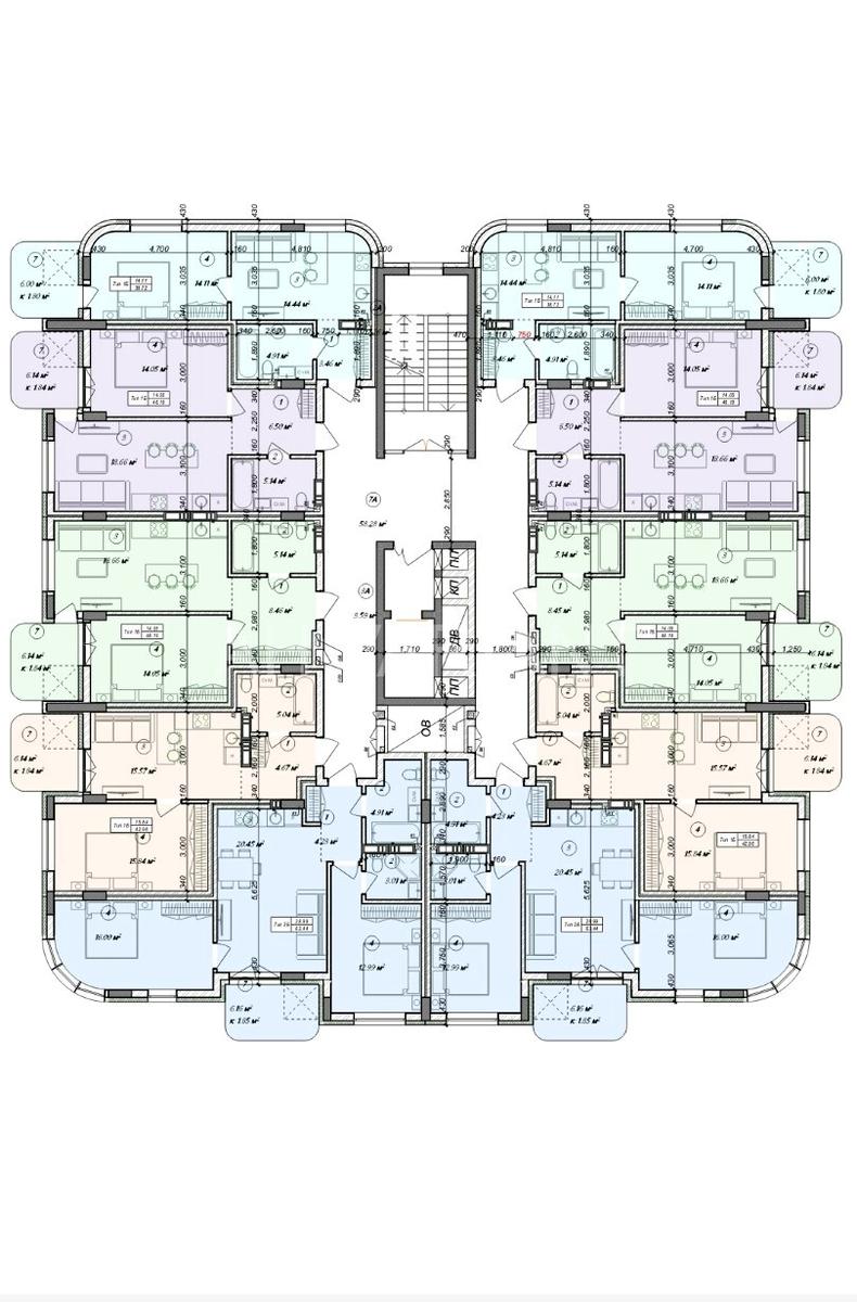 1-комнатная квартира по адресу ул. Курортная (площадь 43 м²) - Atlanta.ua - фото 12