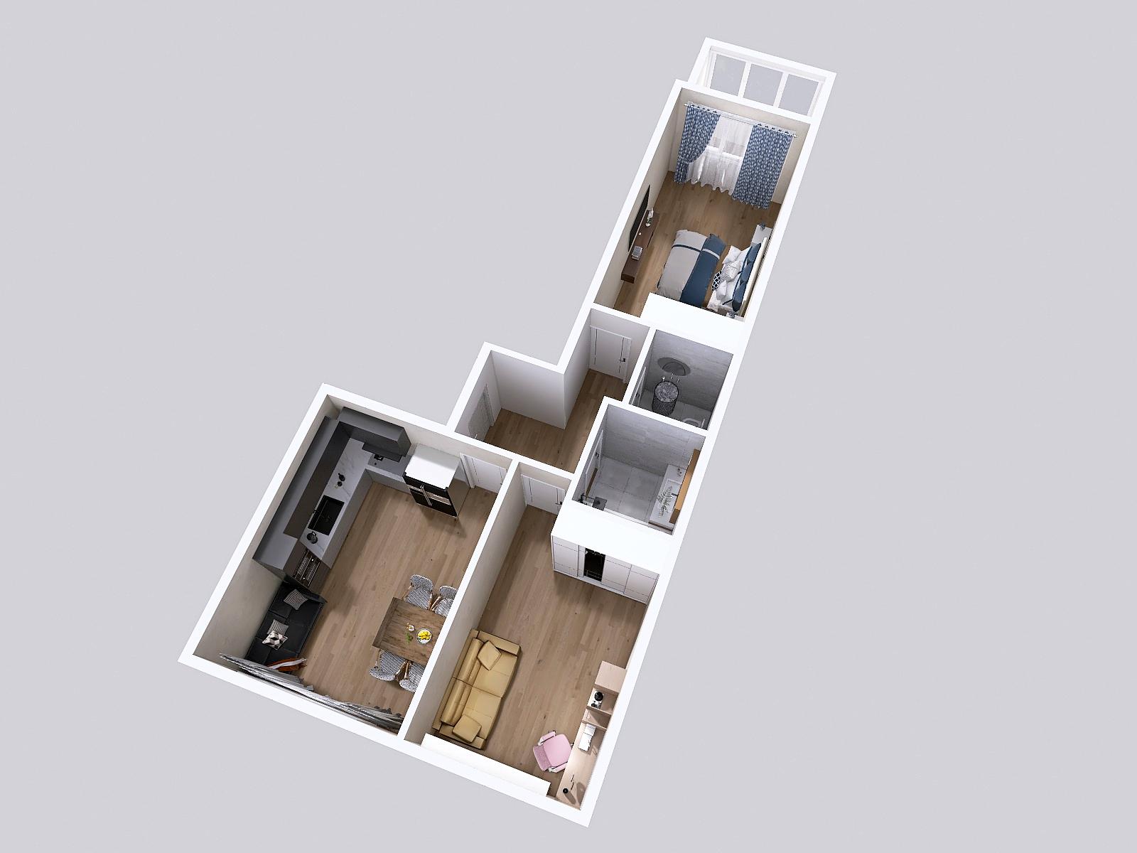 2-кімнатна квартира за адресою вул. Роксоляни (площа 63,6 м²) - Atlanta.ua - фото 11