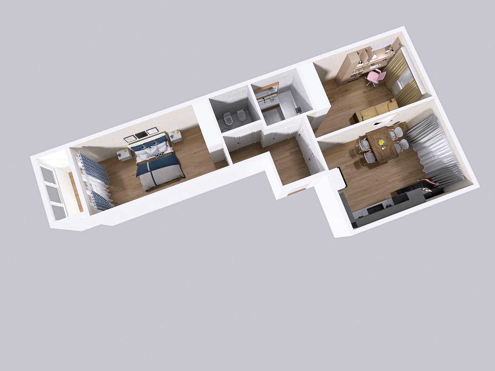 2-кімнатна квартира за адресою вул. Роксоляни (площа 63,6 м²) - Atlanta.ua - фото 13