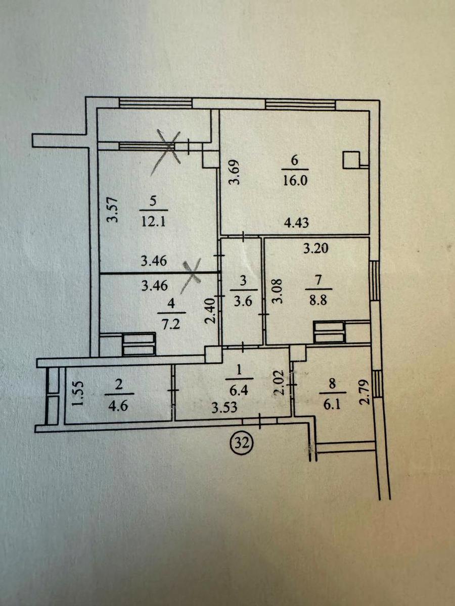 2-rooms apartment apartment by the address st. Ul Zlatoustovskaya (area 70 m²) - Atlanta.ua - photo 8