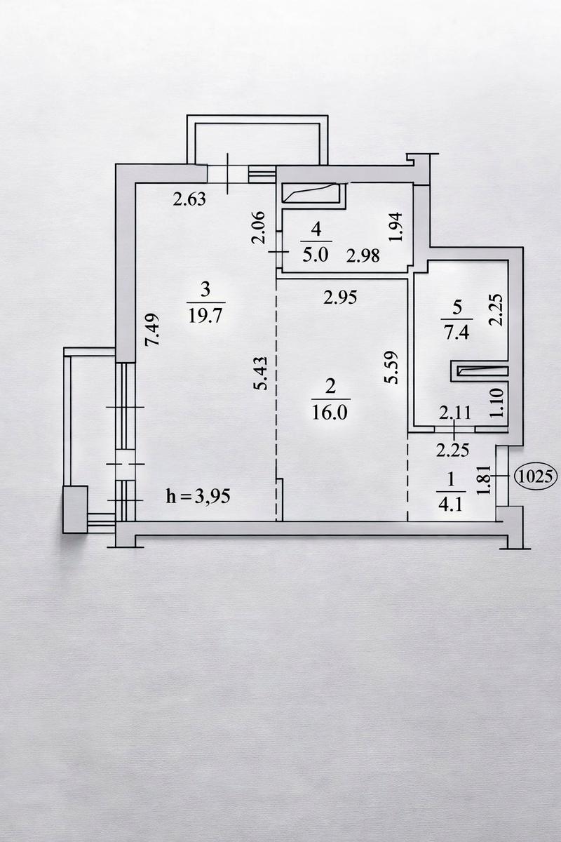 1-комнатная квартира по адресу ул. Липковского (площадь 53,8 м²) - Atlanta.ua - фото 9