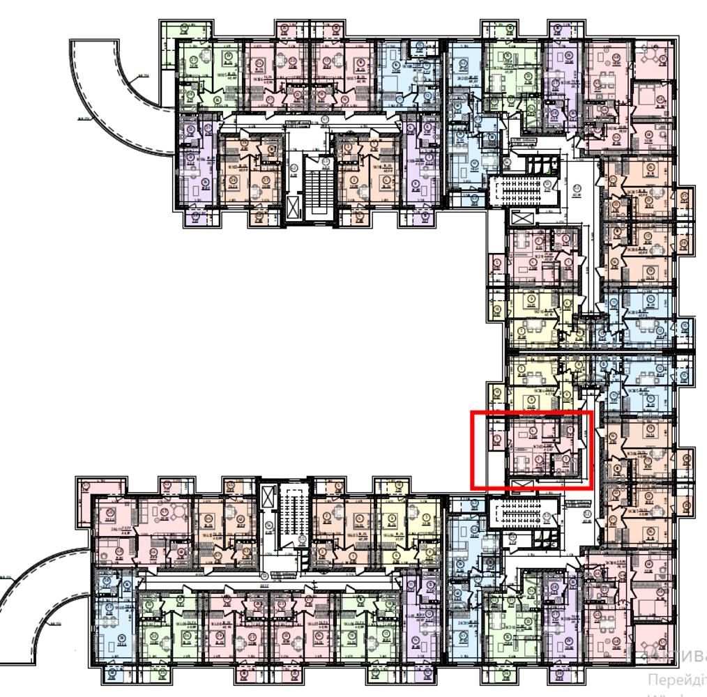 1-комнатная квартира по адресу ул. Швабська (площадь 37,3 м²) - Atlanta.ua - фото 5