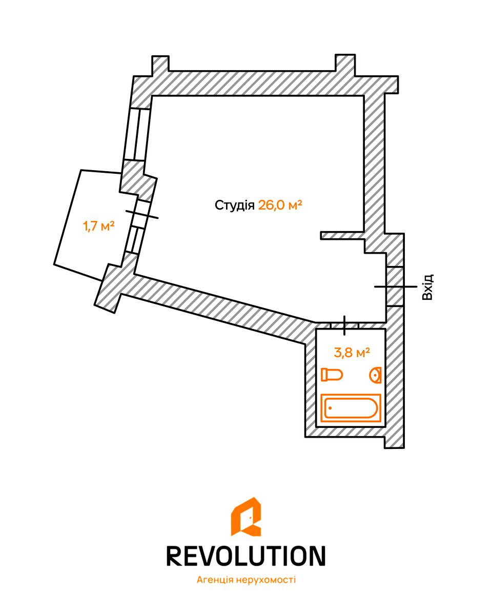 1-room apartment apartment by the address st. Prospekt Geroev Nebesnoy Sotni (area 31,5 m²) - Atlanta.ua - photo 7