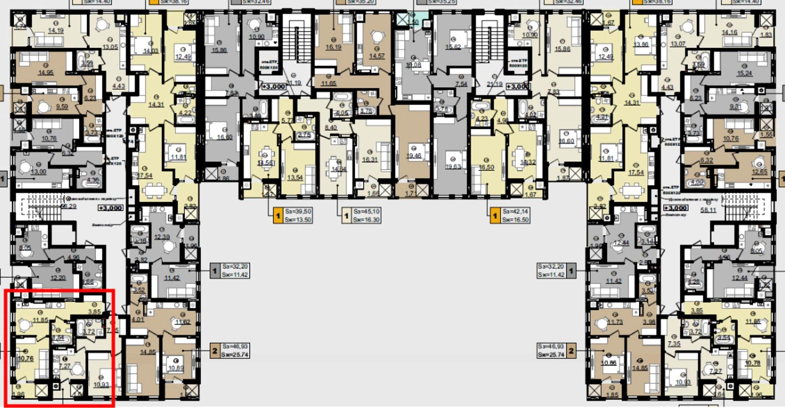 1-комнатная квартира по адресу ул. Гагаріна Юрія (площадь 32 м²) - Atlanta.ua - фото 5