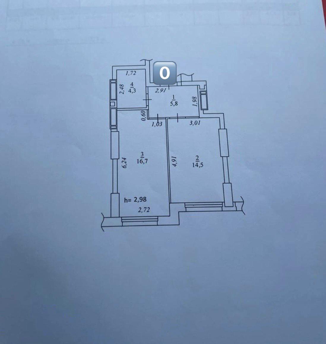 1-room apartment apartment by the address st. Ul Zlatoustovskaya (area 41,3 m²) - Atlanta.ua - photo 9