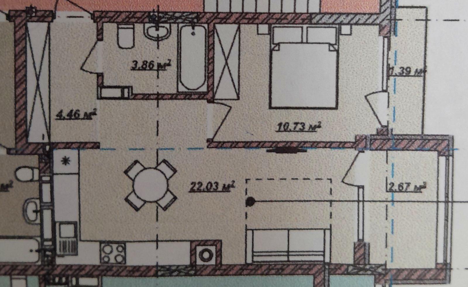 1-комнатная квартира по адресу ул. Корятовича Федора (площадь 47 м²) - Atlanta.ua - фото 16