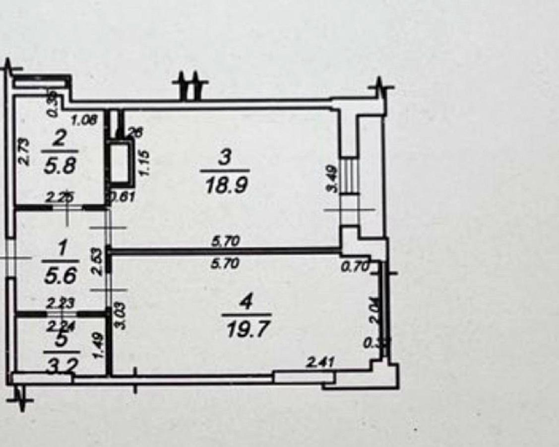 1-кімнатна квартира за адресою (площа 53,2 м²) - Atlanta.ua - фото 6