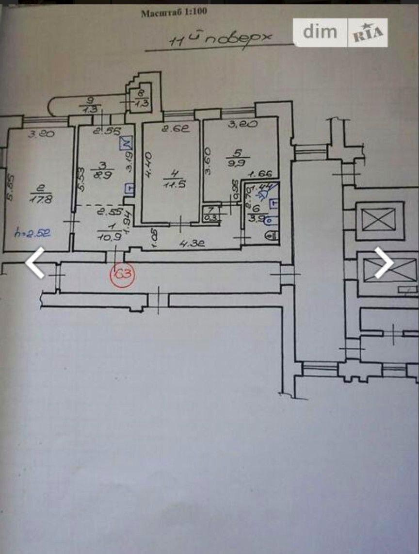 3-кімнатна квартира за адресою (площа 65 м²) - Atlanta.ua - фото 11