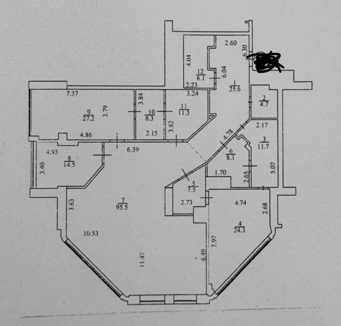 2-комнатная квартира по адресу (площадь 248,2 м²) - Atlanta.ua - фото 19
