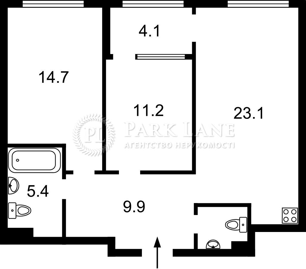 2-rooms apartment apartment by the address (area 70 m²) - Atlanta.ua - photo 2