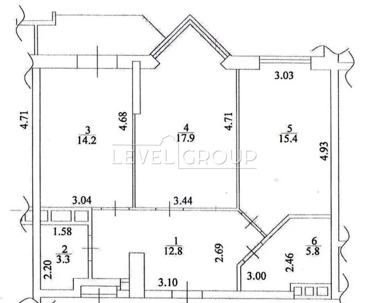 2-rooms apartment apartment by the address st. Akademika Filatova (area 71 m²) - Atlanta.ua - photo 7