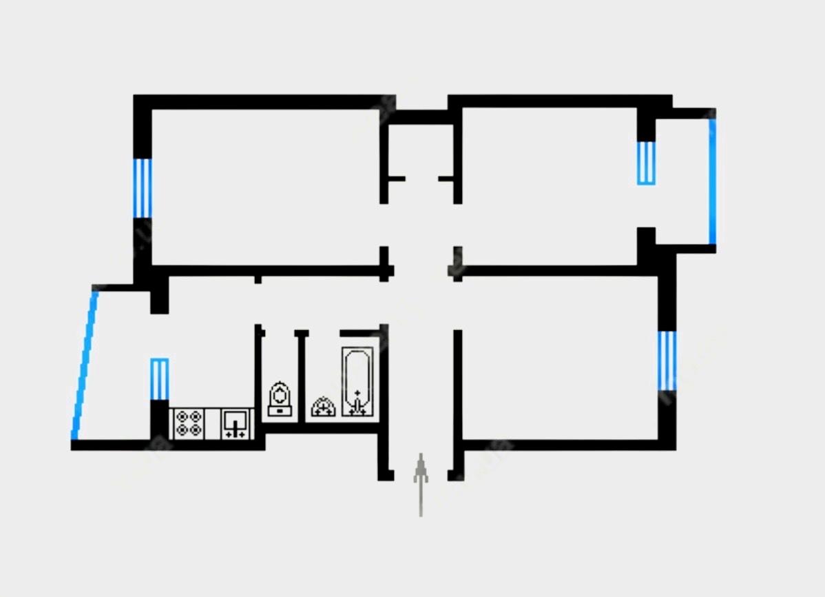 3-кімнатна квартира за адресою просп. Гонгадзе (площа 71 м²) - Atlanta.ua - фото 9
