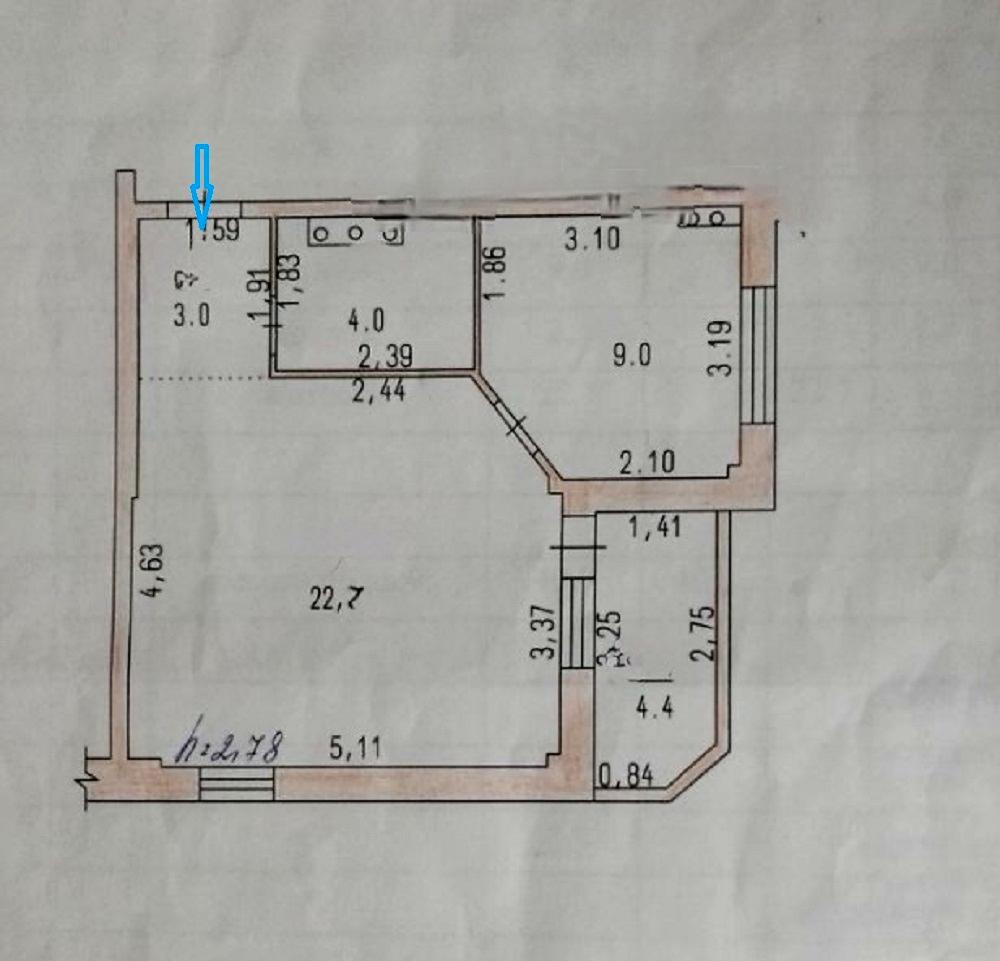 1-room apartment apartment by the address (area 40,9 m²) - Atlanta.ua - photo 7