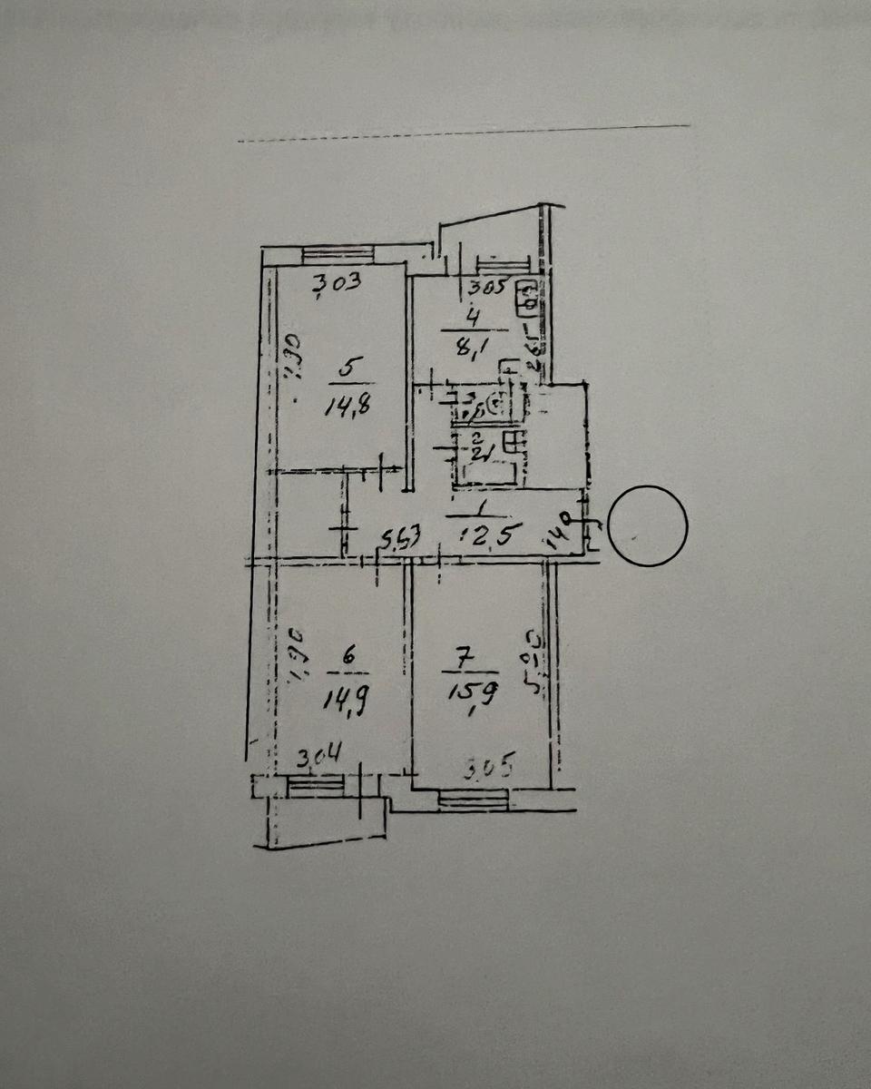 3-комнатная квартира по адресу ул. Князя Романа Мстиславича (площадь 69,1 м²) - Atlanta.ua - фото 9