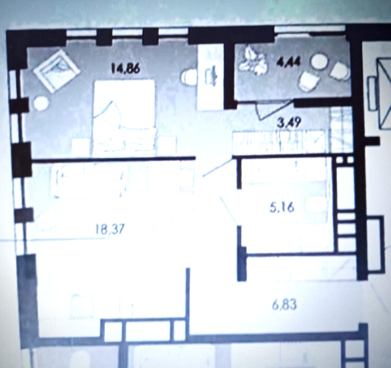 1-room apartment apartment by the address st. Sadova (area 53,1 m²) - Atlanta.ua - photo 6