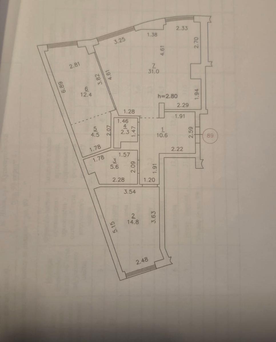 2-комнатная квартира по адресу Кульпарковская ул. (площадь 81,2 м²) - Atlanta.ua - фото 12