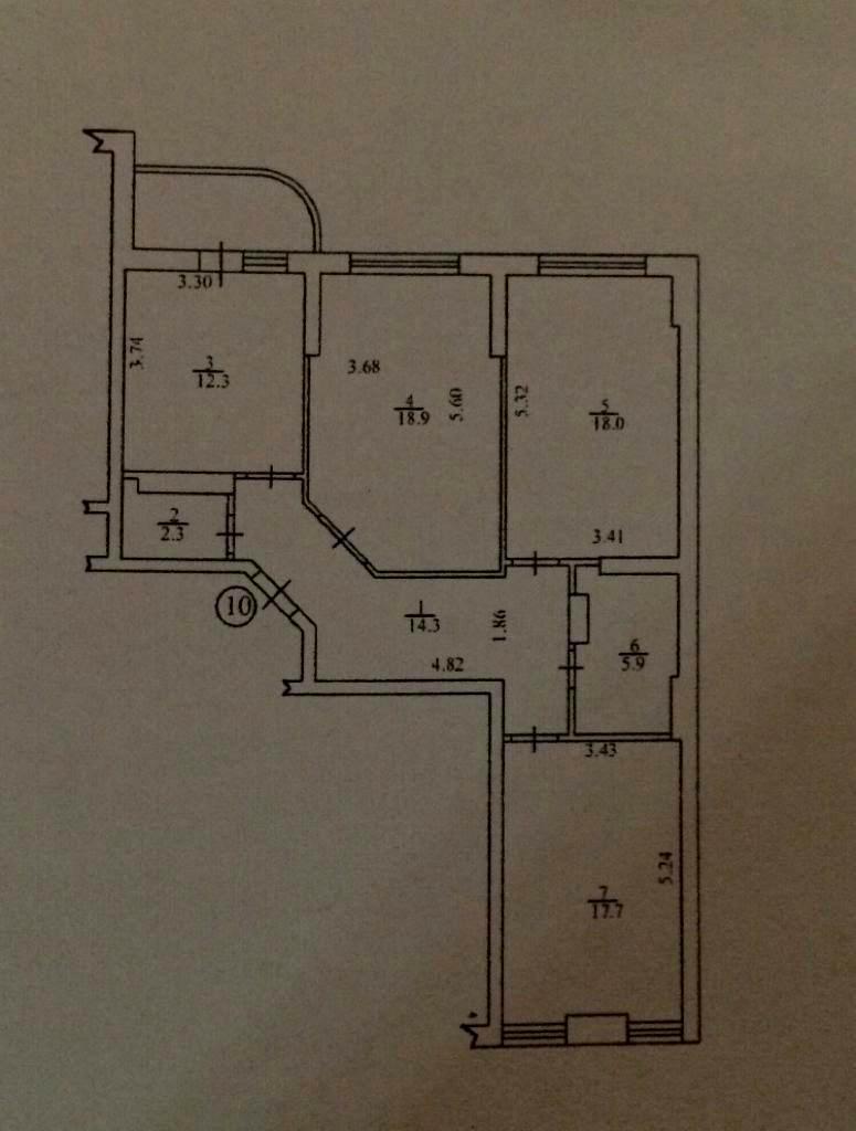 3-кімнатна квартира за адресою просп. Лобановського (площа 100 м²) - Atlanta.ua - фото 3