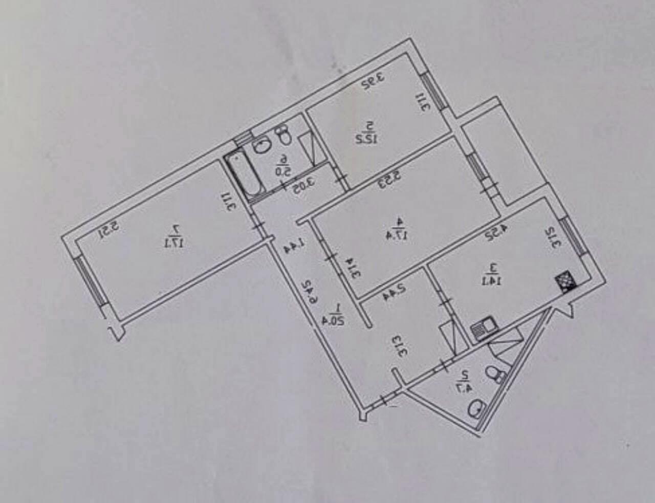 3-комнатная квартира по адресу (площадь 91 м²) - Atlanta.ua - фото 20