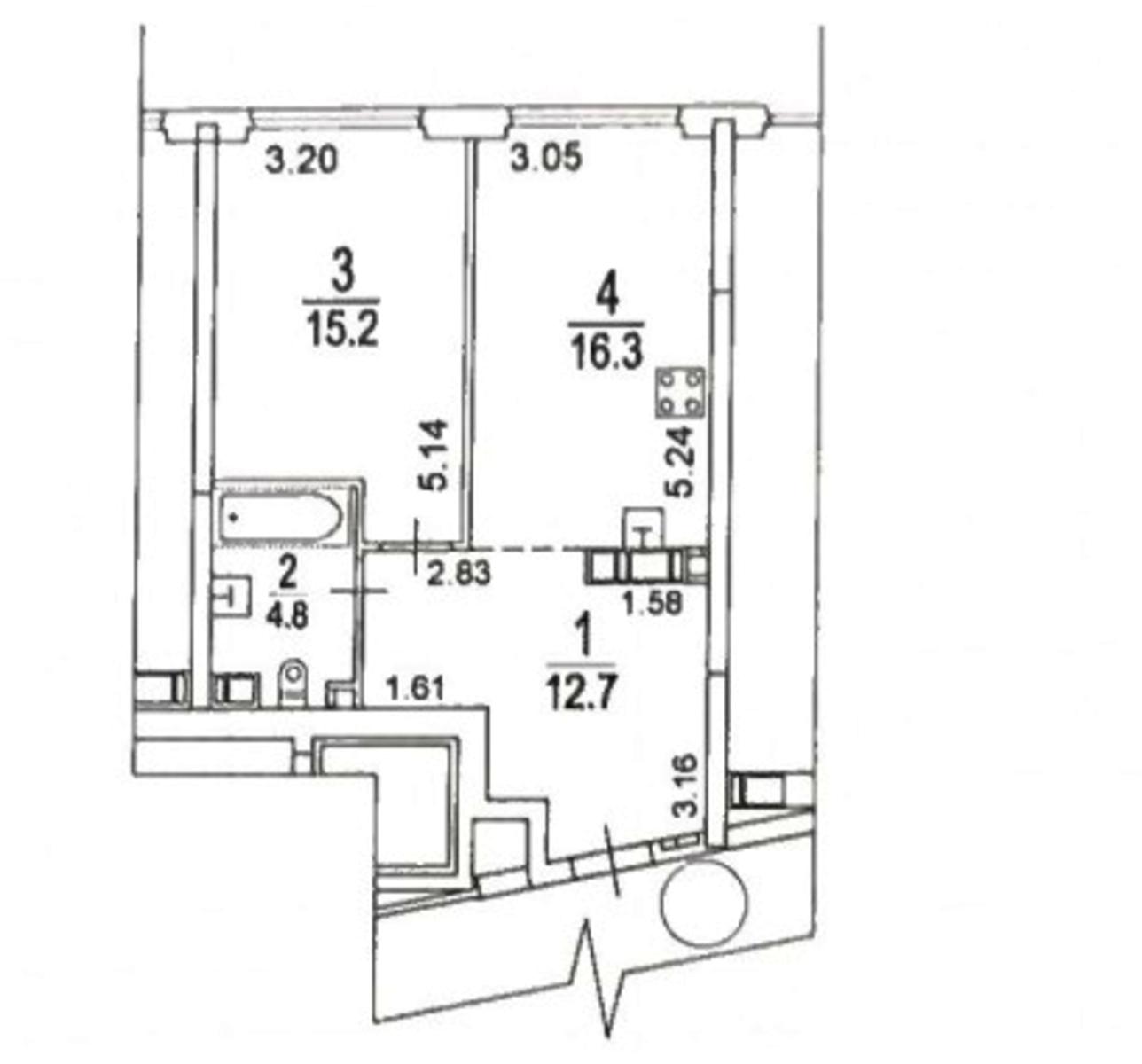 1-room apartment apartment by the address st. Ul Prichalnaya (area 49 m²) - Atlanta.ua - photo 5