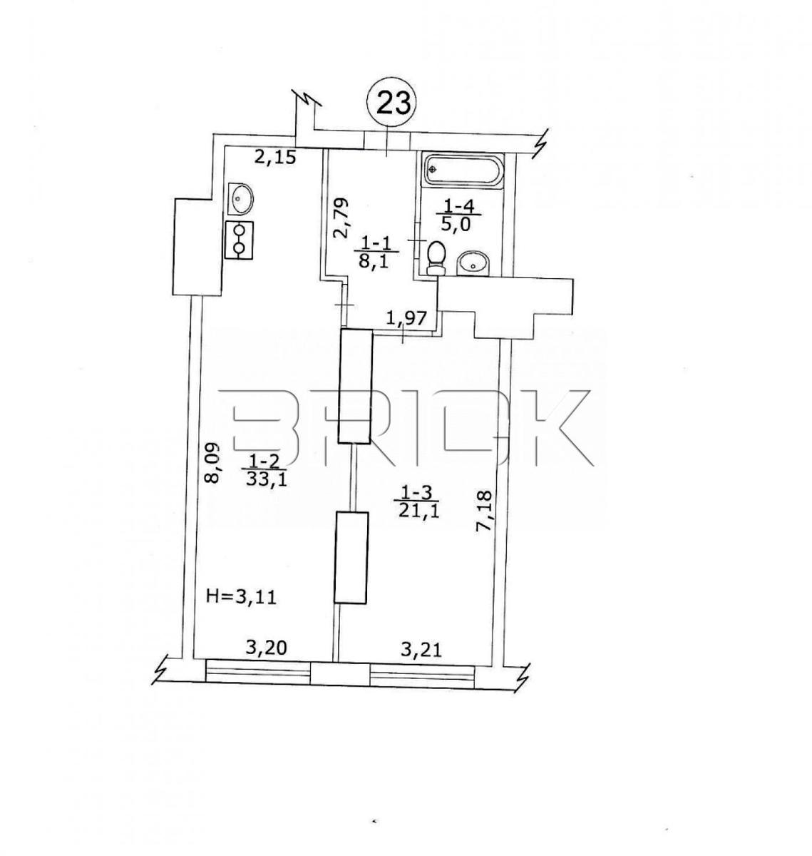 Комерційна нерухомість за адресою вул. Васильківська (площа 67,3 м²) - Atlanta.ua - фото 6